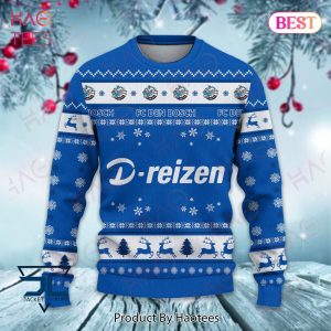 BEST FC Den Bosch Blue Mix White Christmas Luxury Brand Sweater Limited Edition