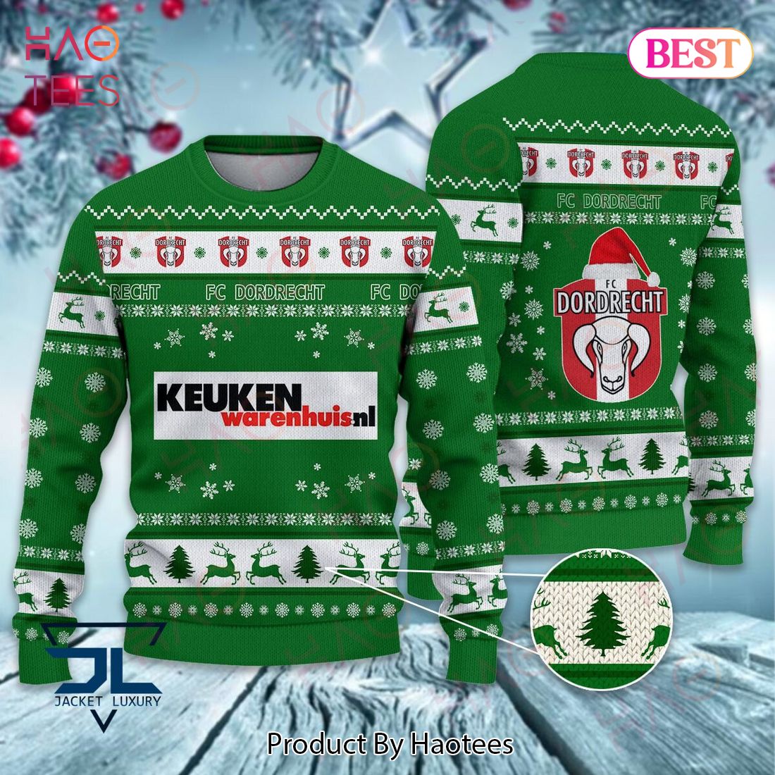 BEST FC Dordrecht Christmas Luxury Brand Sweater Limited Edition
