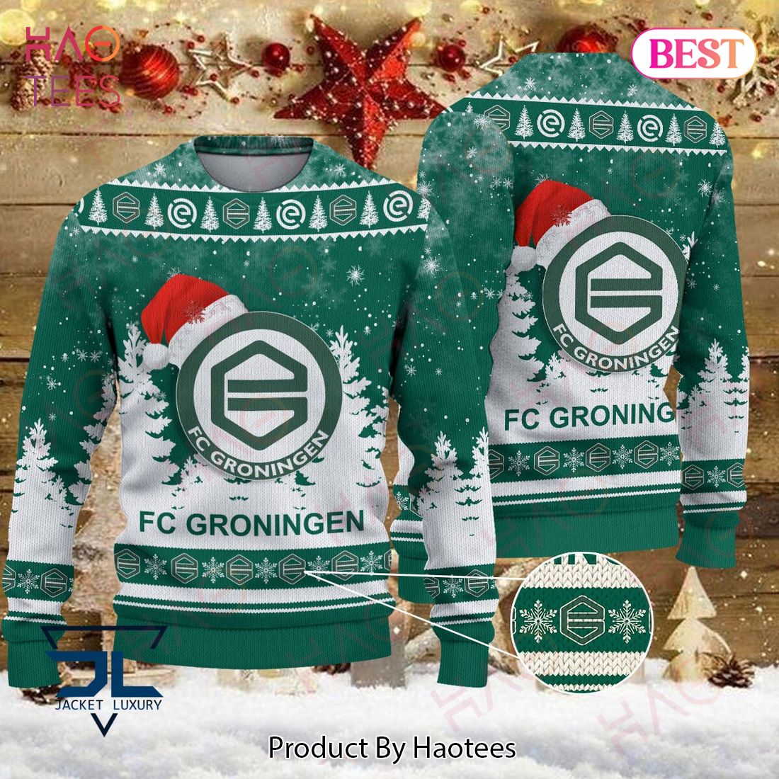 BEST FC Groningen Christmas Luxury Brand Sweater Limited Edition