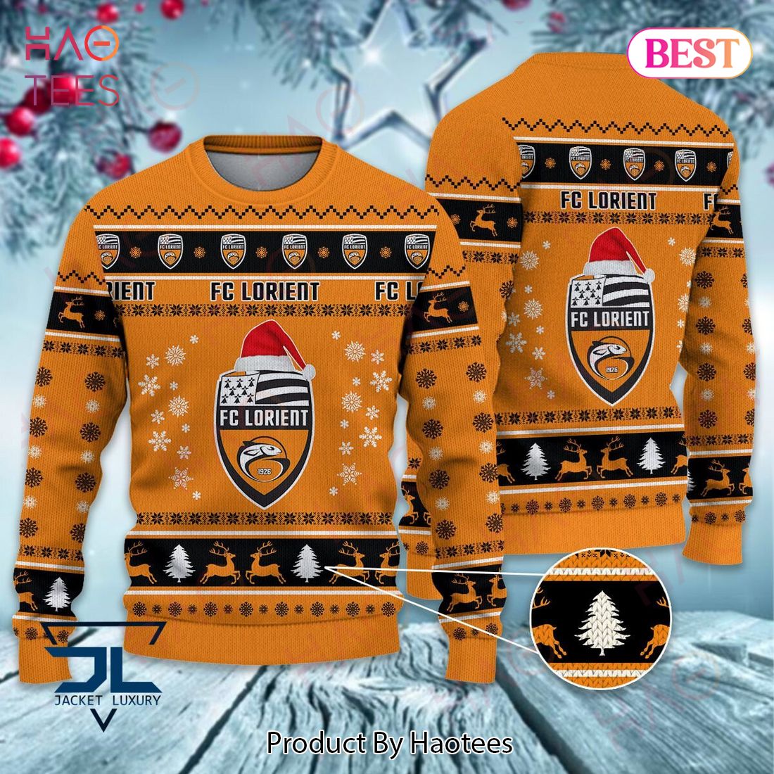 BEST FC Lorient 1926 Christmas Luxury Brand Sweater Limited Edition