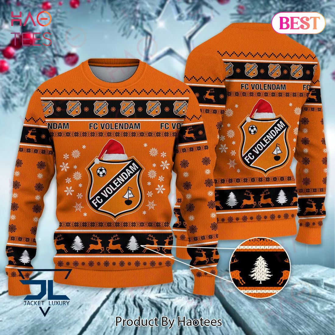 BEST FC Volendam Christmas Luxury Brand Sweater Limited Edition