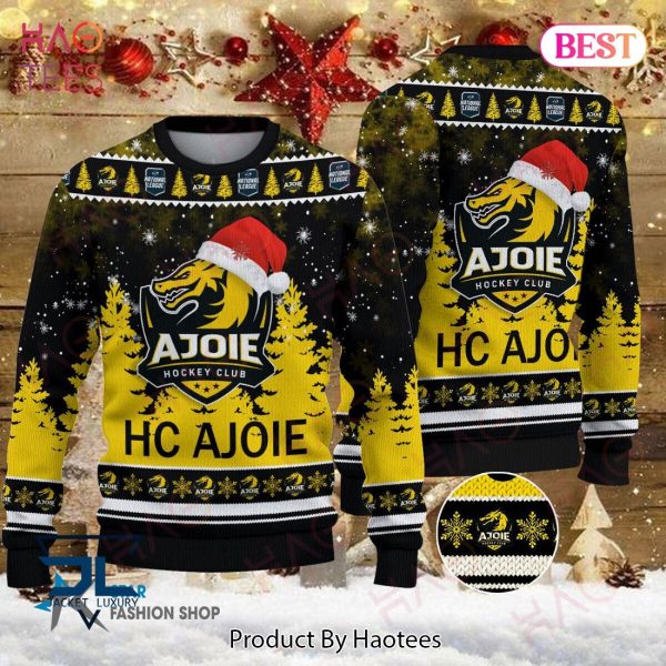 BEST HC Ajoie Black Mix Gold Luxury Brand Sweater Limited Edition