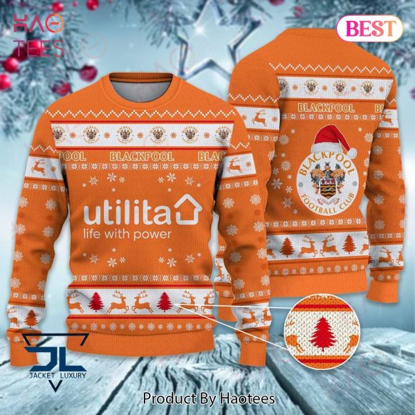 Blackpool F.C Christmas Luxury Brand Sweater Limited Edition