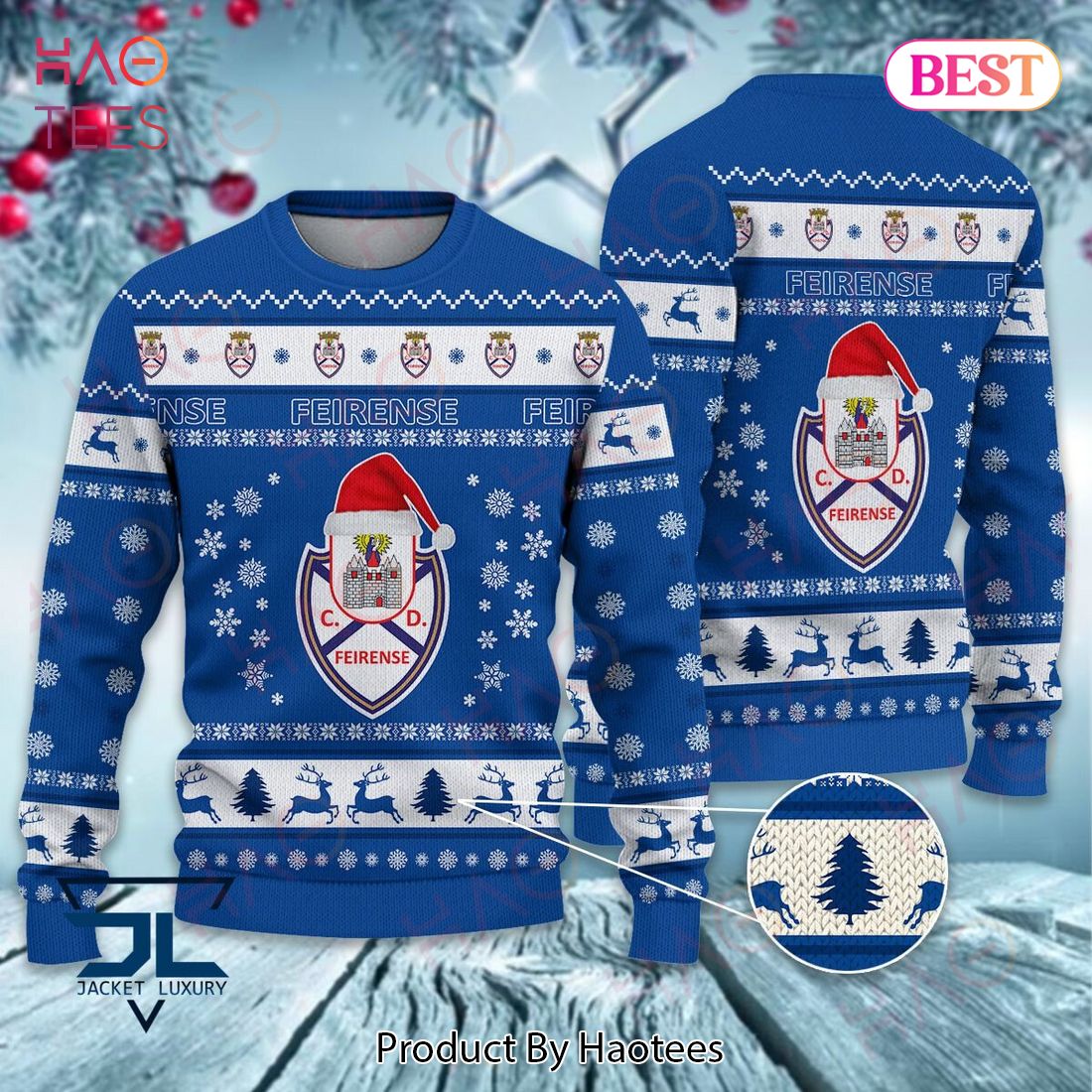 C.D. Feirense Christmas Luxury Brand Sweater Limited Edition