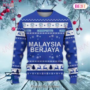 Cardiff City F.C Malaysia Christmas Luxury Brand Sweater Limited Edition