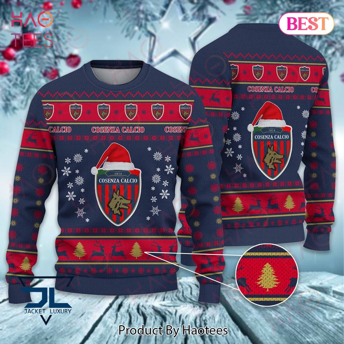 Cosenza Calcio 1914 Christmas Luxury Brand Sweater Limited Edition
