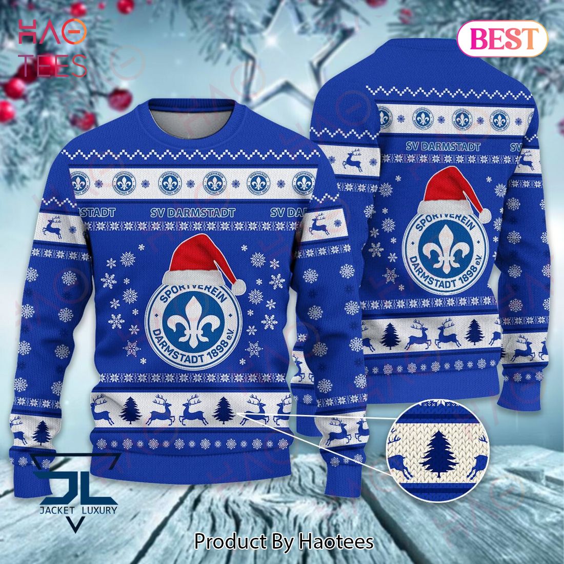 Darmstadt 1898 Christmas Luxury Brand Sweater Limited Edition Darmstadt 1898 Christmas Luxury Brand Sweater Limited Edition