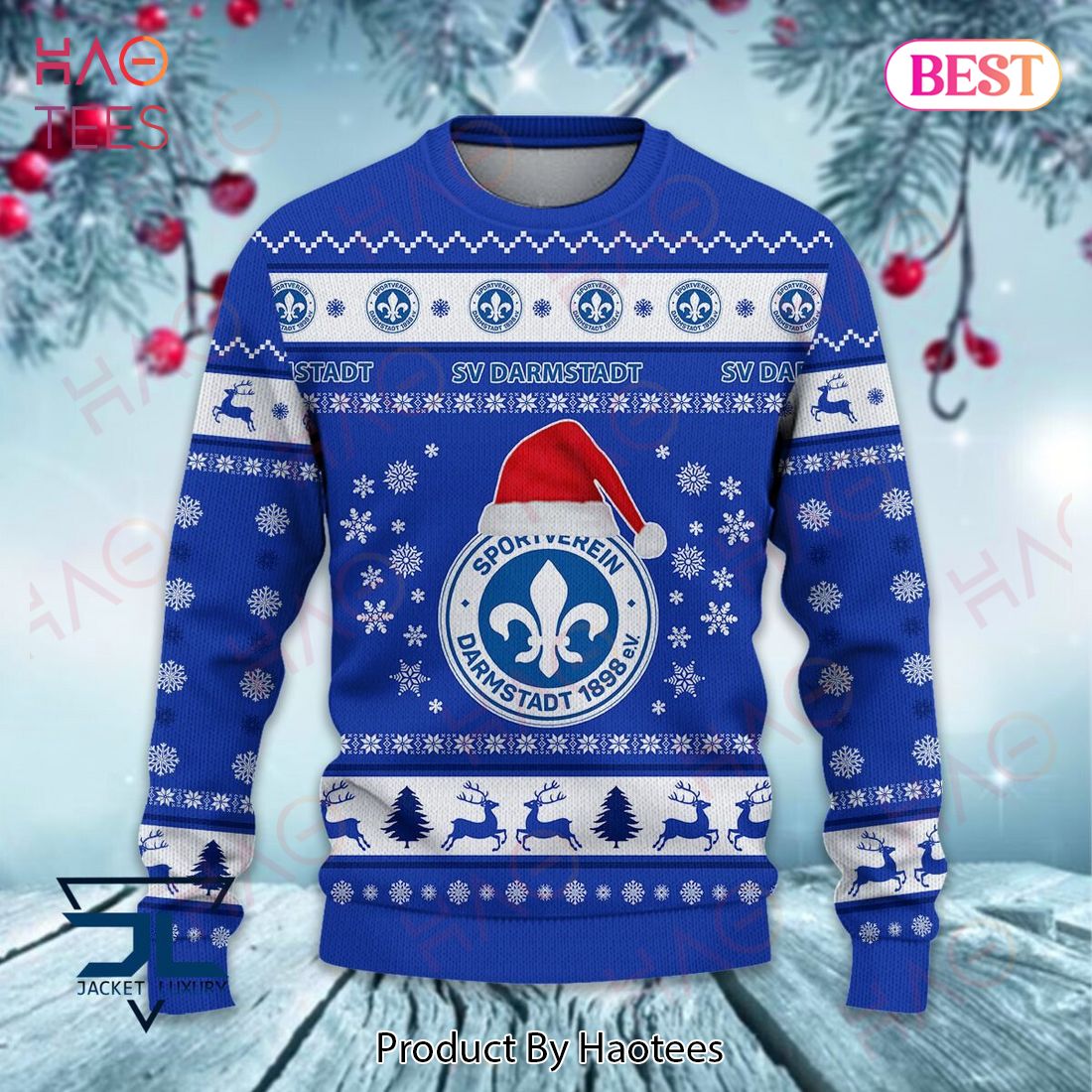 Darmstadt 1898 Christmas Luxury Brand Sweater Limited Edition Darmstadt 1898 Christmas Luxury Brand Sweater Limited Edition