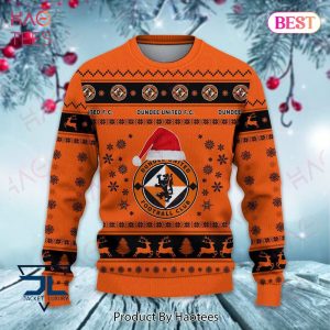 Dundee United F.C Black Mix Orange Christmas Luxury Brand Sweater Limited Edition