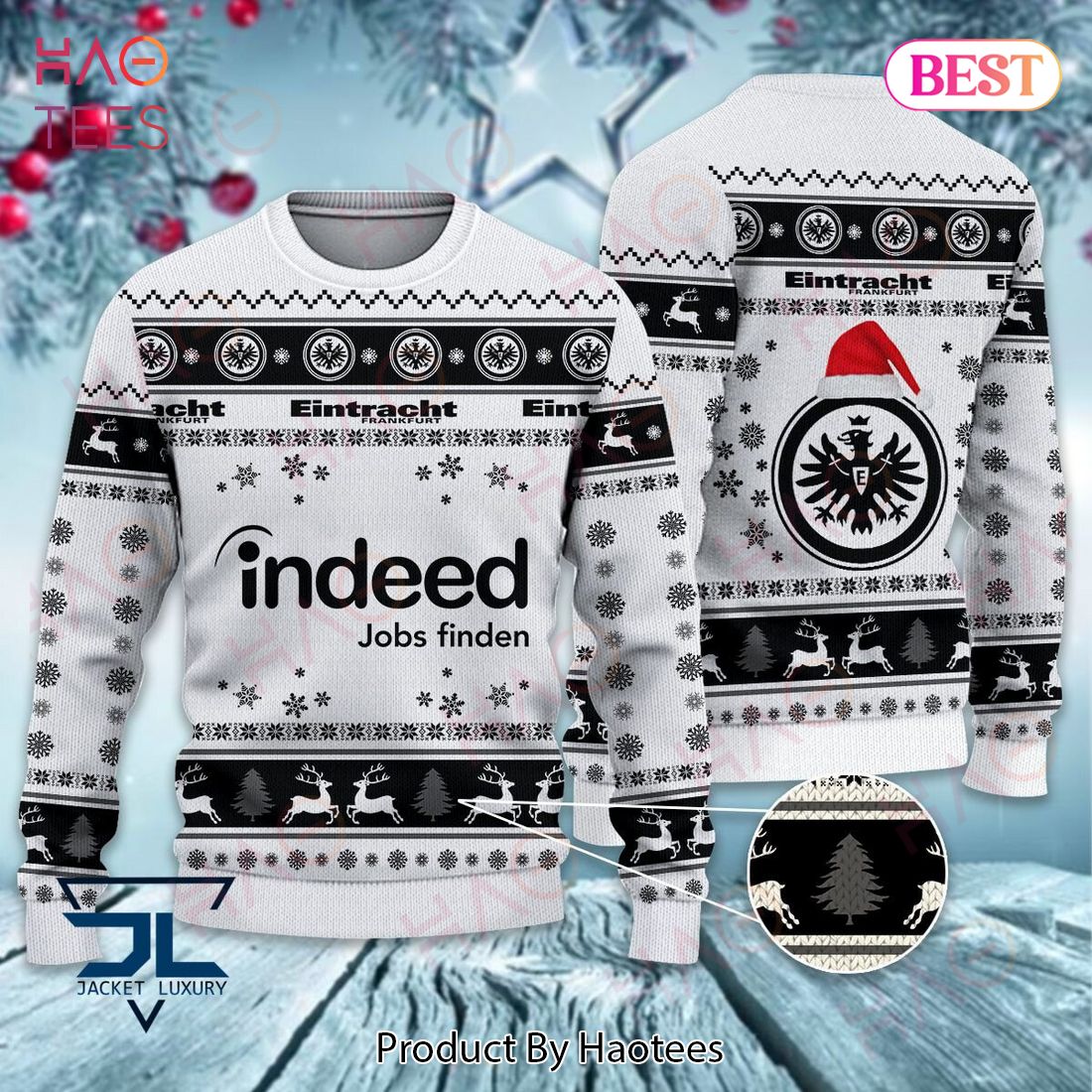 Eintracht Frankfurt Jobs Finden Christmas Luxury Brand Sweater Limited Edition