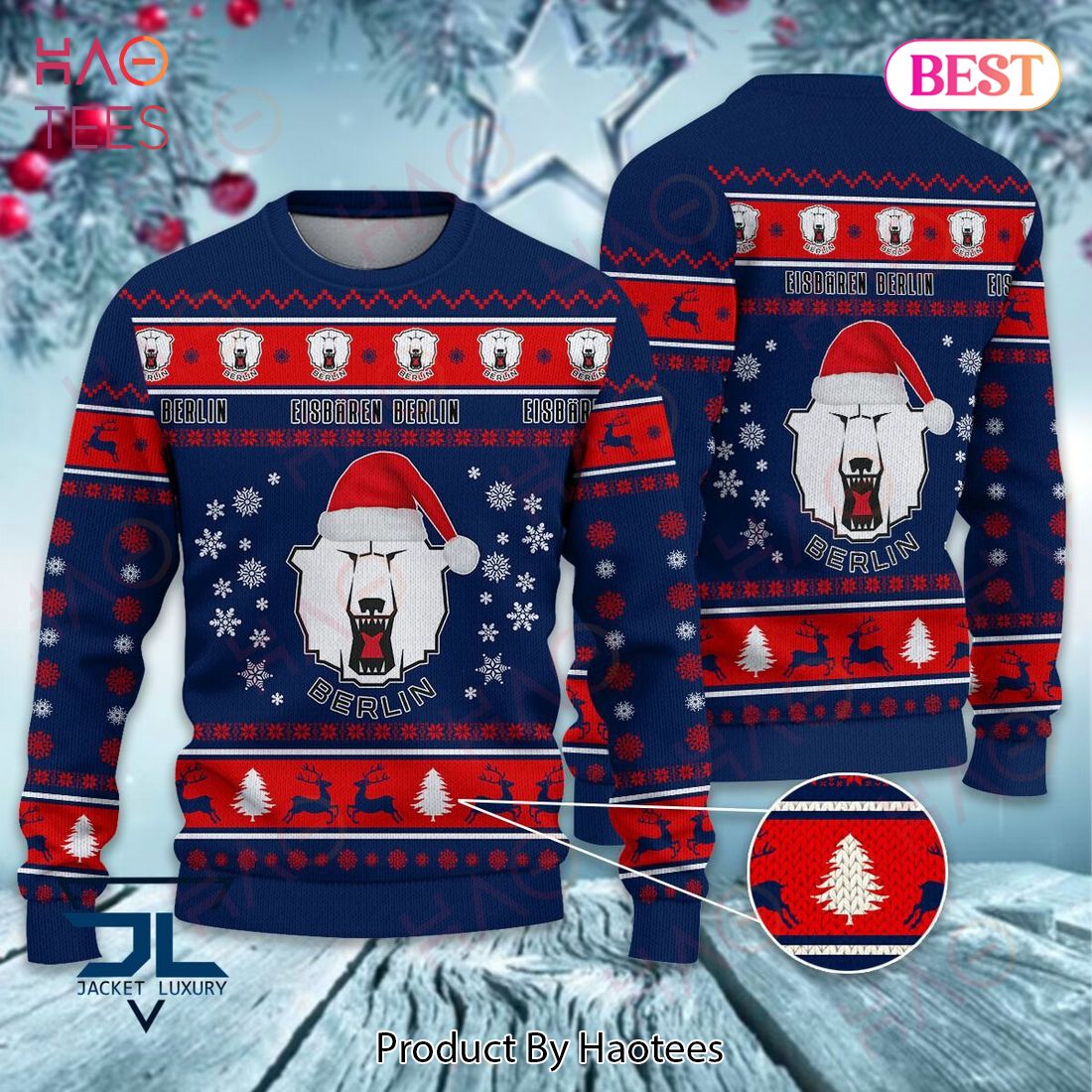 Eisbaren Berlin Christmas Luxury Brand Sweater Limited Edition