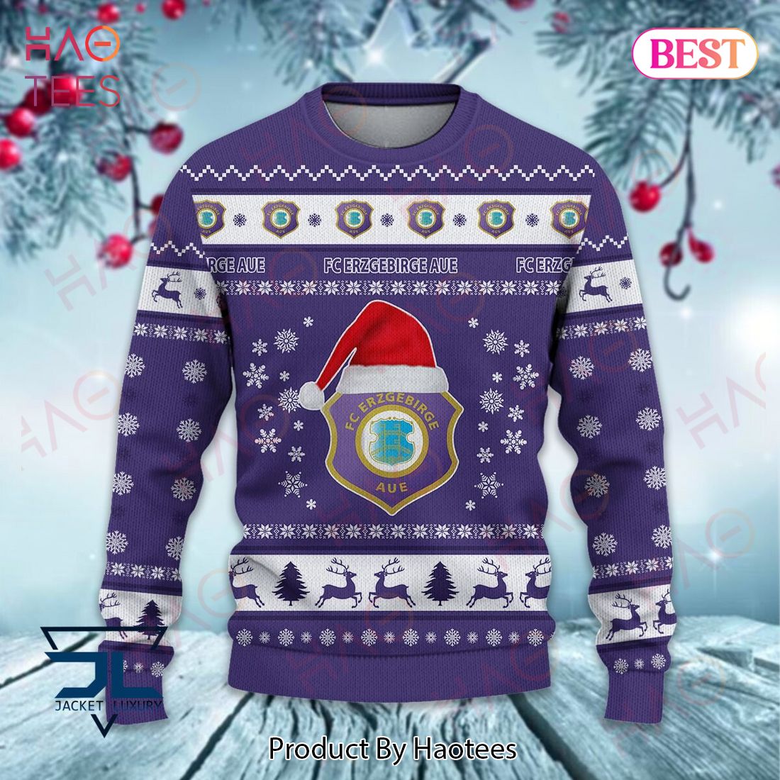 Erzgebirge Aue Christmas Luxury Brand Sweater Limited Edition Erzgebirge Aue Christmas Luxury Brand Sweater Limited Edition