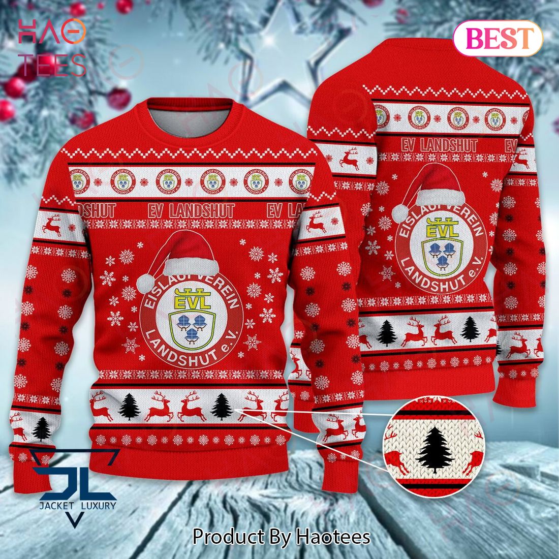EV Landshut Christmas Luxury Brand Sweater Limited Edition EV Landshut Christmas Luxury Brand Sweater Limited Edition