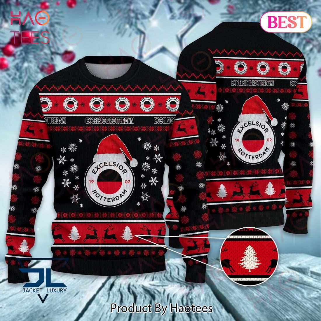 Excelsior Rotterdam 02 Christmas Luxury Brand Sweater Limited Edition