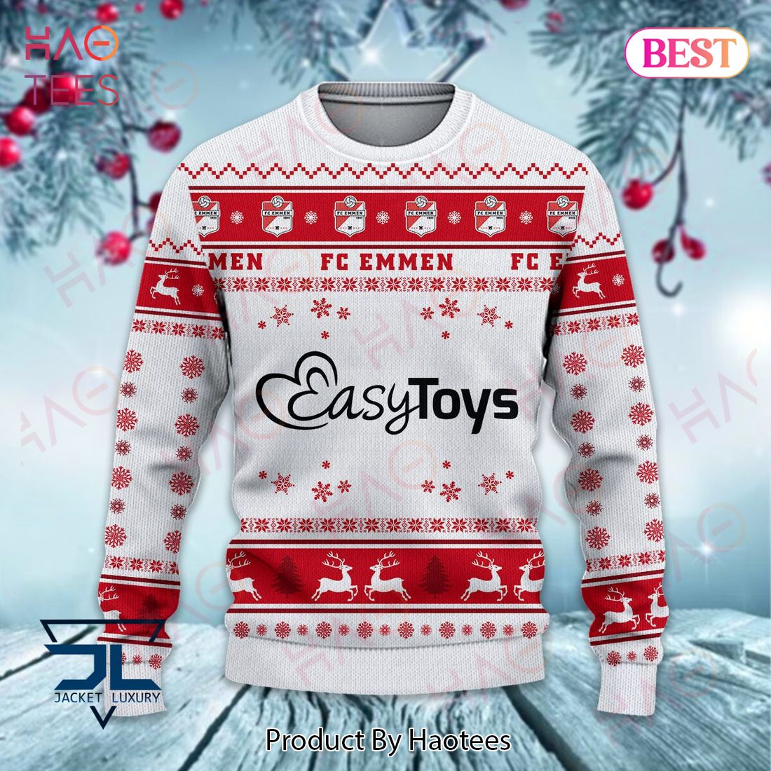 FC Emmen Easy Toy Christmas Luxury Brand Sweater Limited Edition