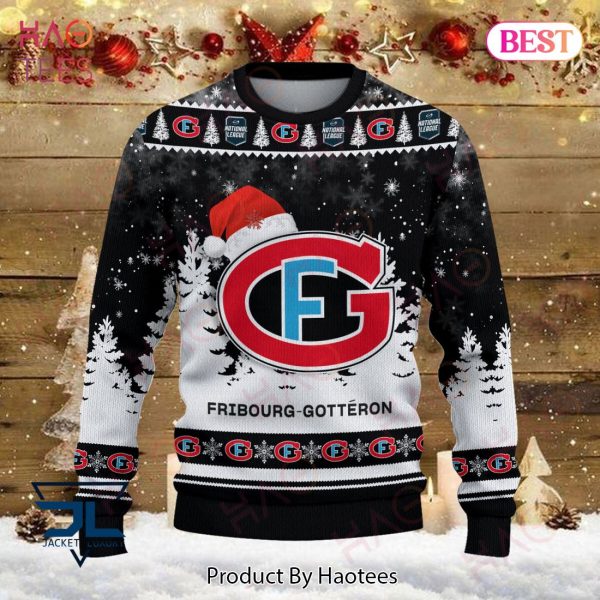 Fribourg-Gotteron Black Mix White Luxury Brand Sweater Limited Edition