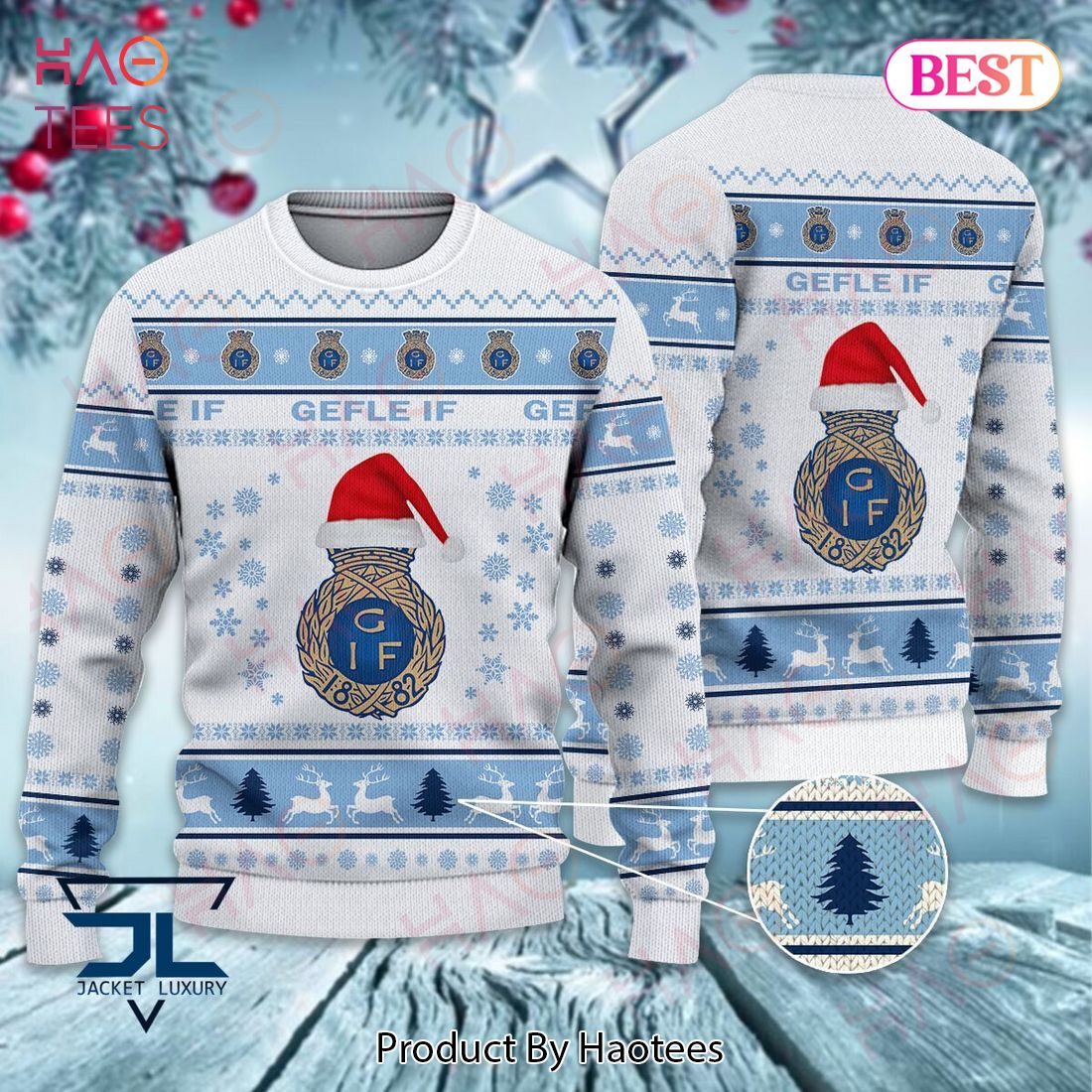 Gefle IF Christmas Luxury Brand Sweater Limited Edition