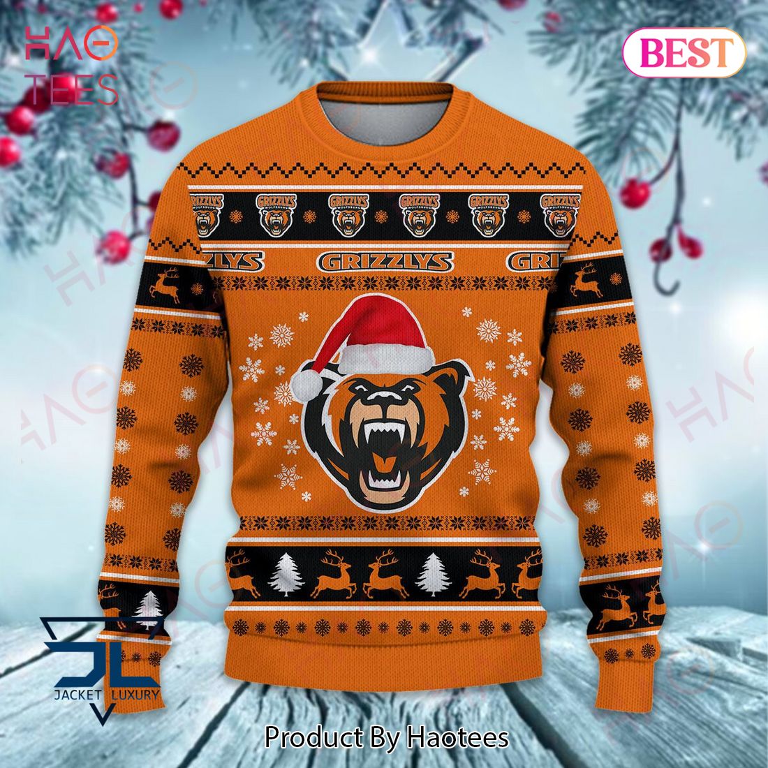 Grizzlys Wolfsburg Mix Logo Luxury Brand Sweater Limited Edition Grizzlys Wolfsburg Mix Logo Luxury Brand Sweater Limited Edition