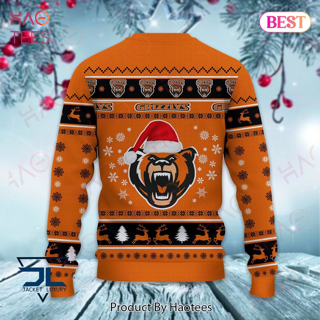 Grizzlys Wolfsburg Mix Logo Luxury Brand Sweater Limited Edition Grizzlys Wolfsburg Mix Logo Luxury Brand Sweater Limited Edition
