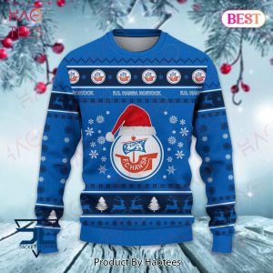 Hansa Rostock Black Mix Blue Luxury Brand Sweater Limited Edition
