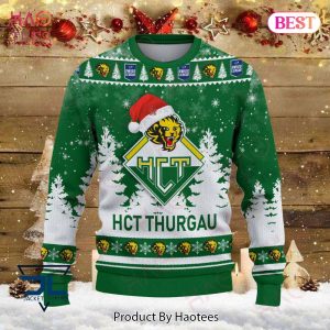 HC Thurgau Green Mix White Luxury Brand Sweater Limited Edition