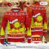 HCS Sierre Red Mix Gold Luxury Brand Sweater Limited Edition