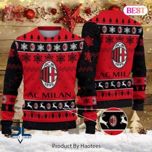 HOT AC Milan 1899 Christmas Luxury Brand Sweater Limited Edition