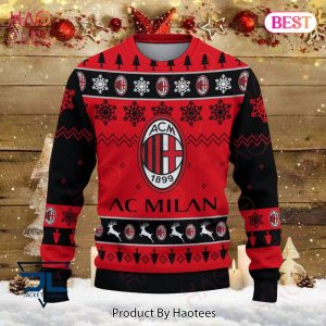 HOT AC Milan 1899 Christmas Luxury Brand Sweater Limited Edition
