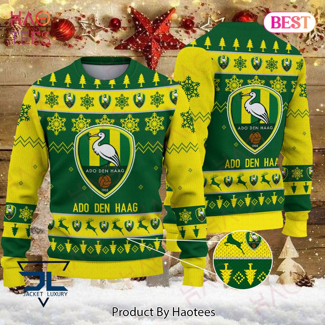 HOT ADO Den Haag 1905 Christmas Luxury Brand Sweater Limited Edition