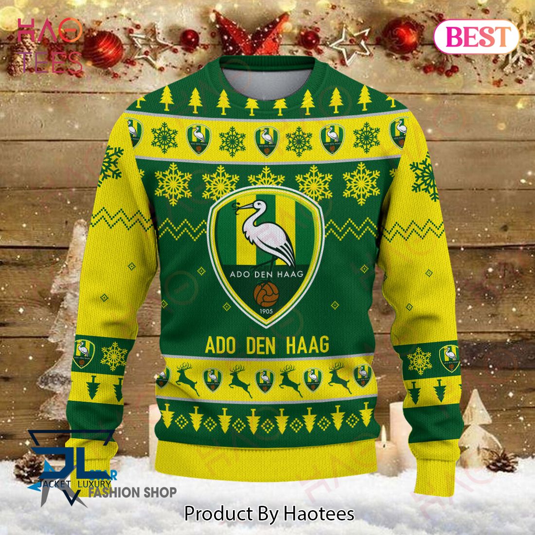 HOT ADO Den Haag 1905 Christmas Luxury Brand Sweater Limited Edition HOT ADO Den Haag 1905 Christmas Luxury Brand Sweater Limited Edition