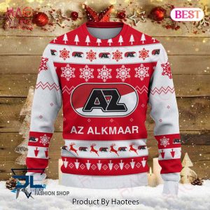 HOT AZ Alkmaar Red Mix White Christmas Luxury Brand Sweater Limited Edition