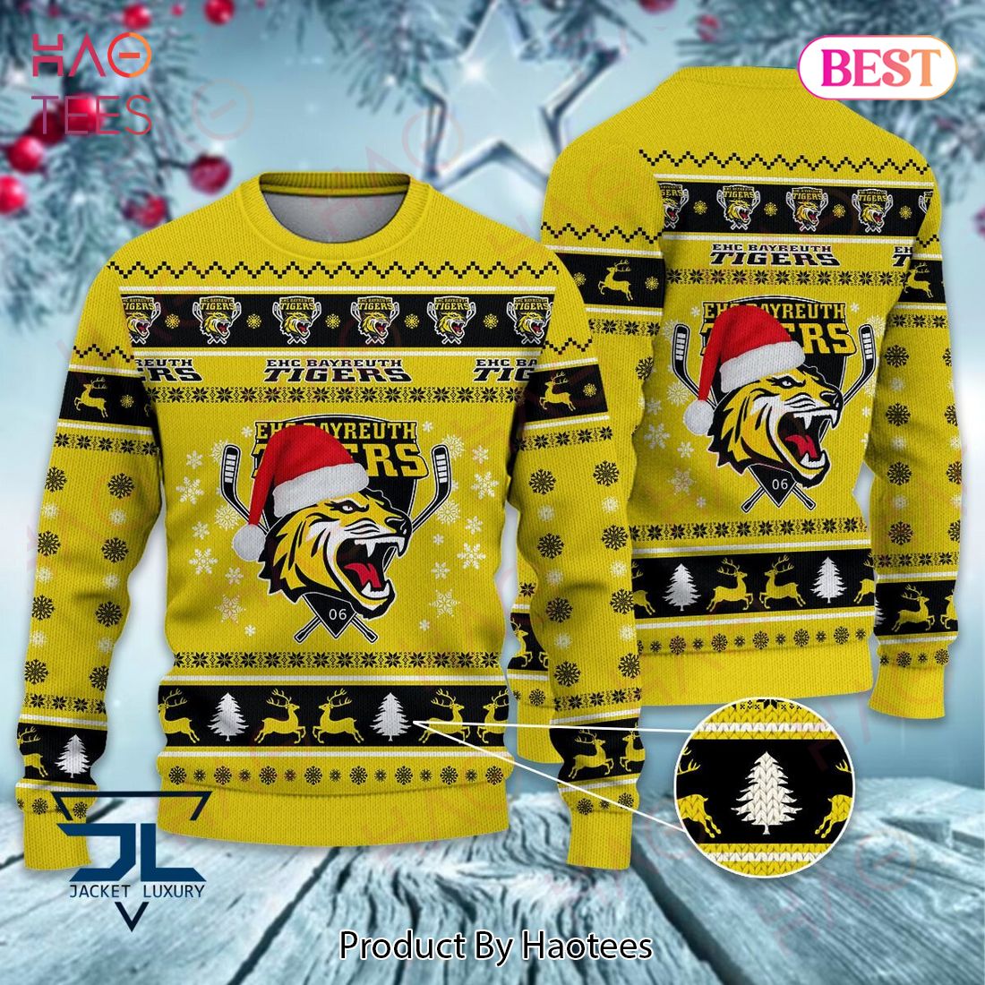 HOT Bayreuth Tigers 06 Christmas Luxury Brand Sweater Limited Edition