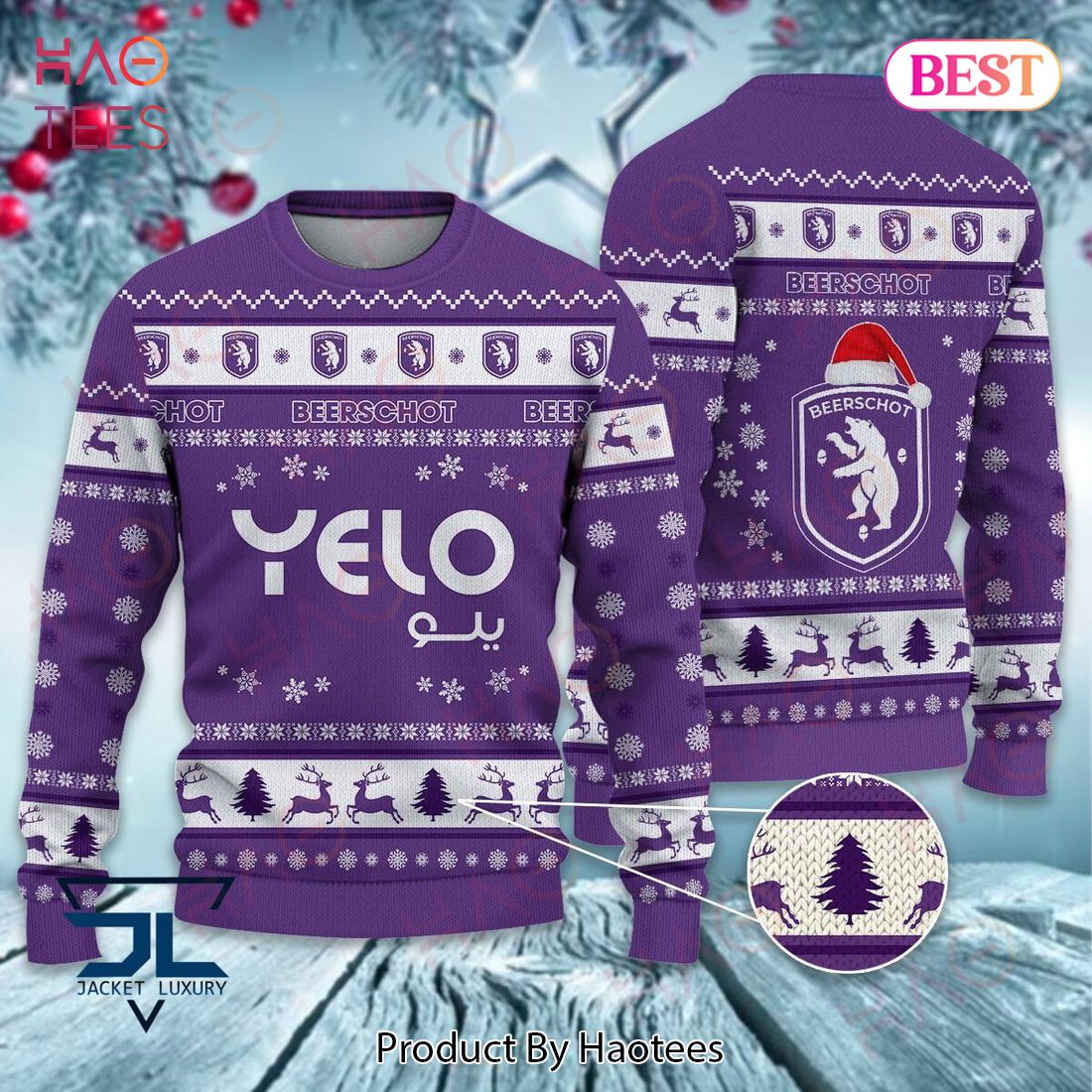 HOT Beerschot Yelo Christmas Luxury Brand Sweater Limited Edition