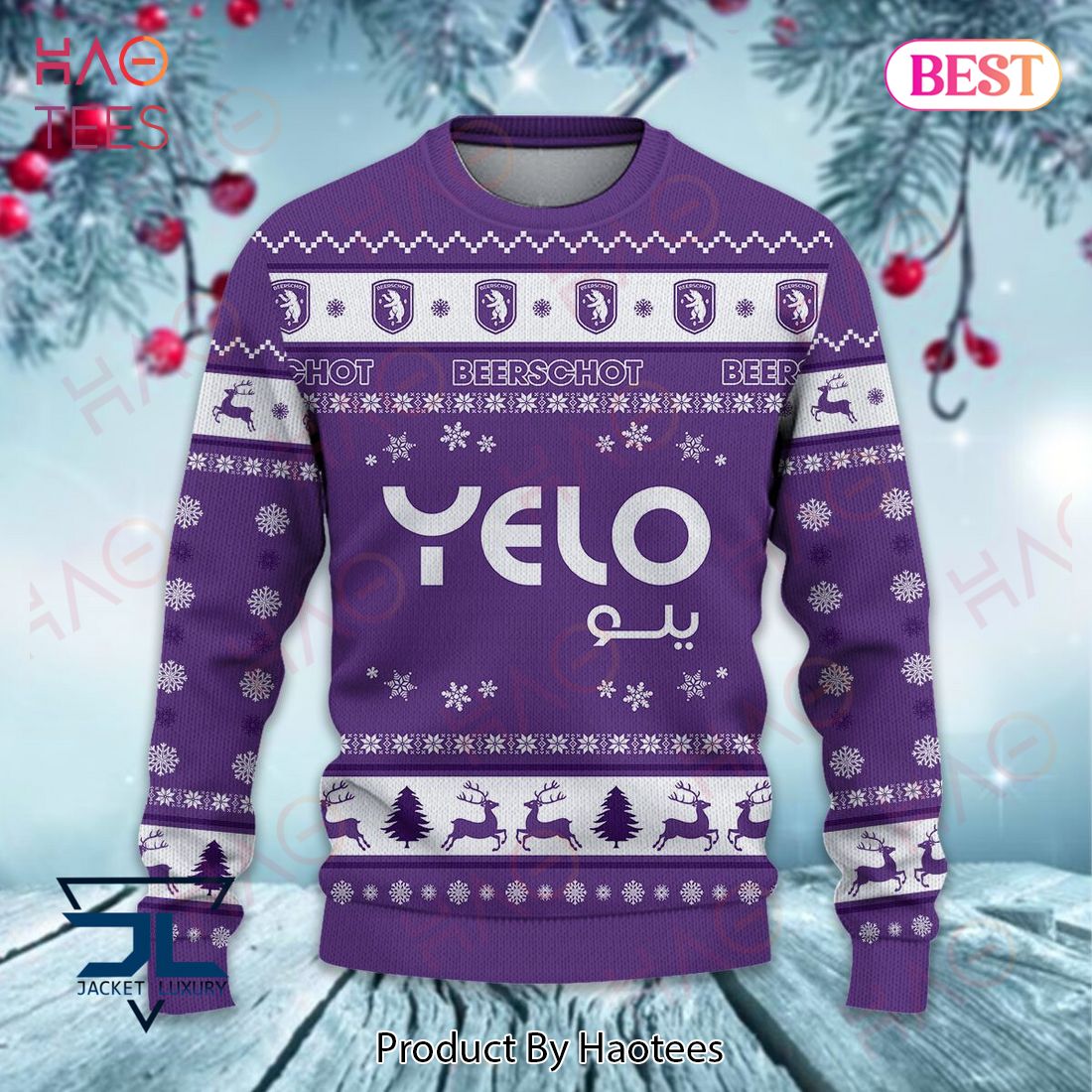HOT Beerschot Yelo Christmas Luxury Brand Sweater Limited Edition HOT Beerschot Yelo Christmas Luxury Brand Sweater Limited Edition