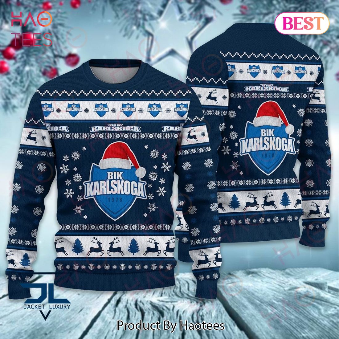 HOT BIK Karlskoga Christmas Luxury Brand Sweater Limited Edition
