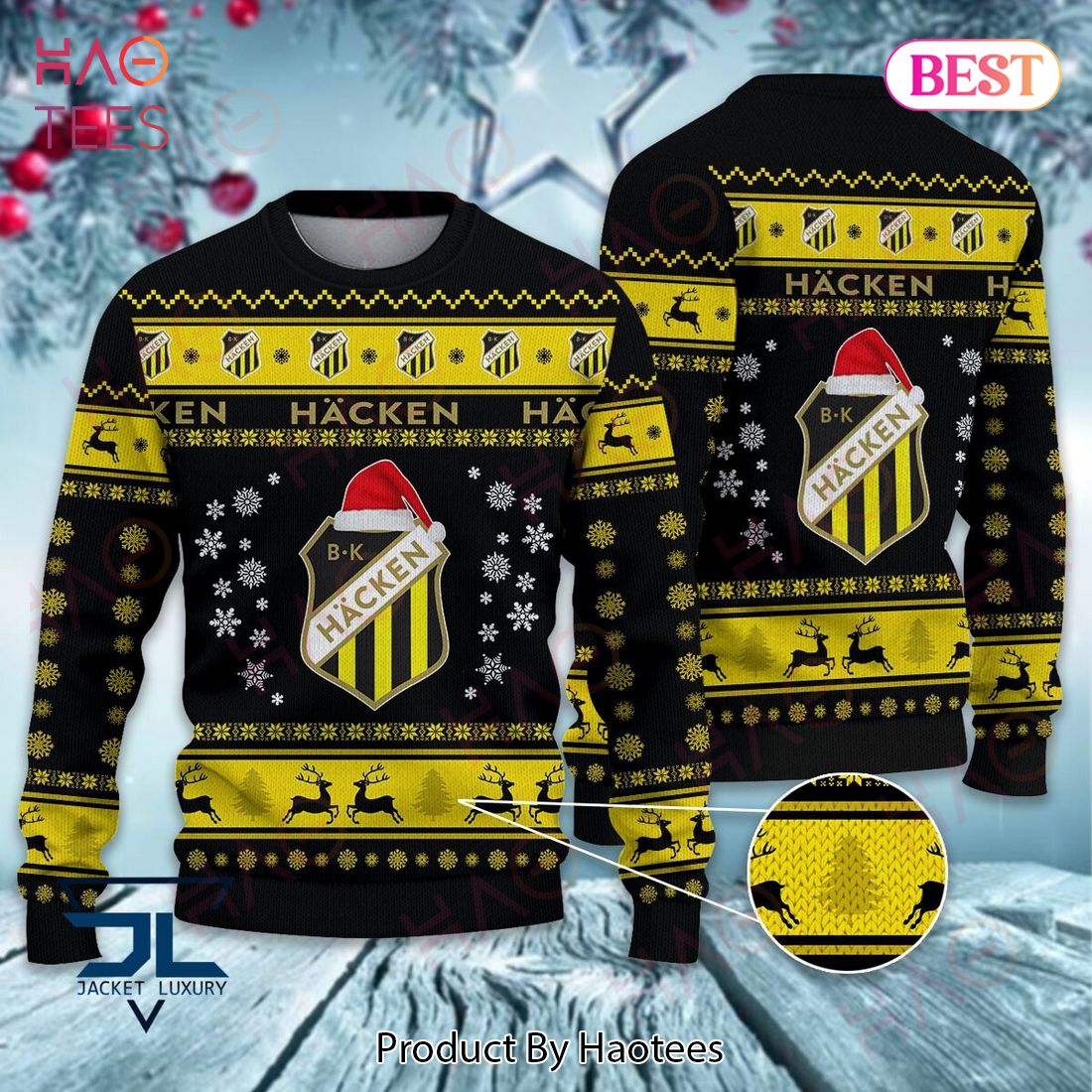 HOT Boldklubben Hacken Christmas Luxury Brand Sweater Limited Edition