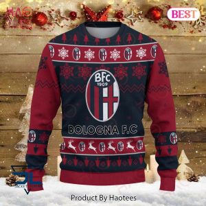 HOT Bologna Fc 1909 Red Mix Black Christmas Luxury Brand Sweater Limited Edition