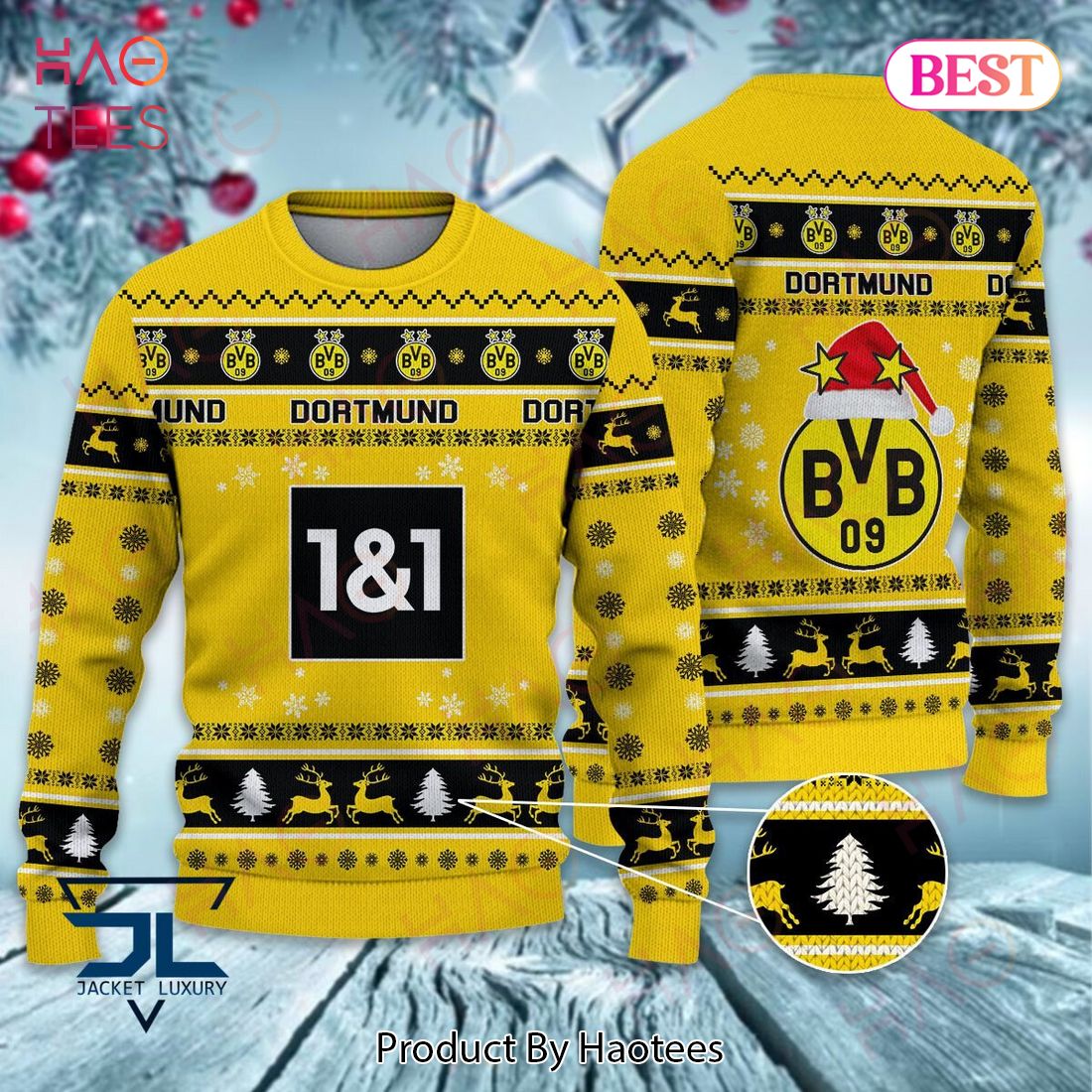 HOT Dortmund Christmas Brand Sweater Edition