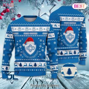 HOT Castres Olympique Blue Mix White Christmas Luxury Brand Sweater Limited Edition