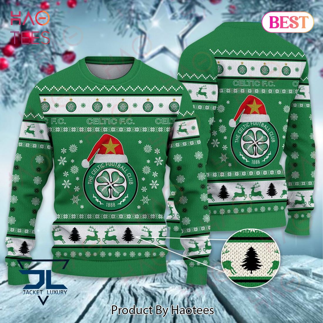 HOT Celtic F.C The Celtic Football Club 1888 Luxury Brand Sweater Limited Edition HOT Celtic F.C The Celtic Football Club 1888 Luxury Brand Sweater Limited Edition