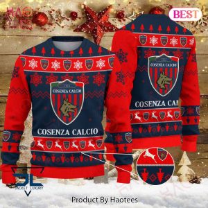 HOT Cosenza Calcio Blue Mix Red Christmas Luxury Brand Sweater Limited Edition