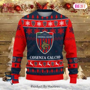 HOT Cosenza Calcio Blue Mix Red Christmas Luxury Brand Sweater Limited Edition