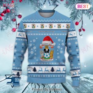 HOT Coventry City F.C Blue Mix White Christmas Luxury Brand Sweater Limited Edition