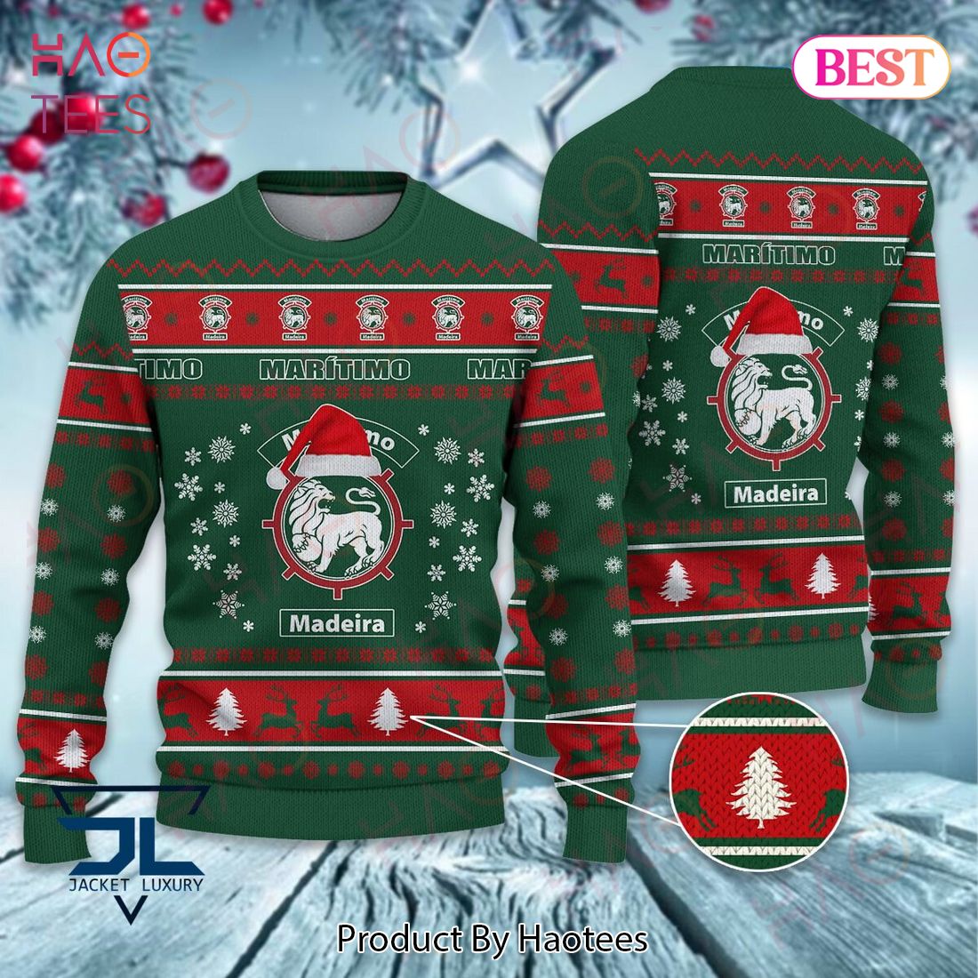 HOT CS Maritimo Green Mix Red Christmas Luxury Brand Sweater Limited Edition