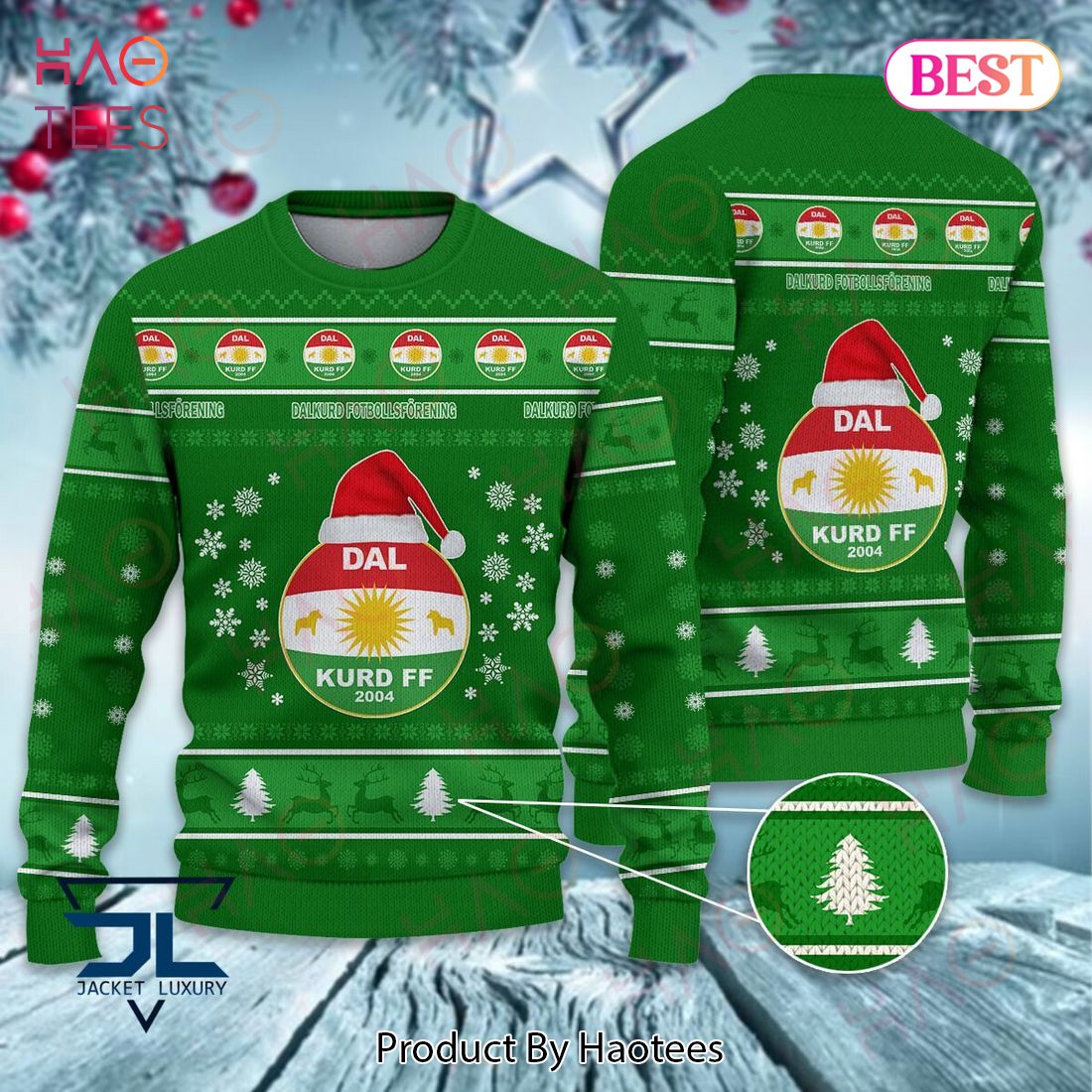 HOT Dalkurd Fotbollsforening Kurd FF 2004  Christmas Luxury Brand Sweater Limited Edition
