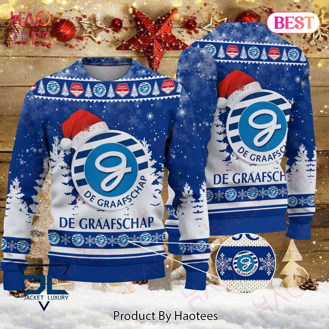 HOT De Graafschap Christmas Luxury Brand Sweater Limited Edition