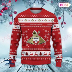 HOT Doncaster Rovers Red Mix White Christmas Luxury Brand Sweater Limited Edition