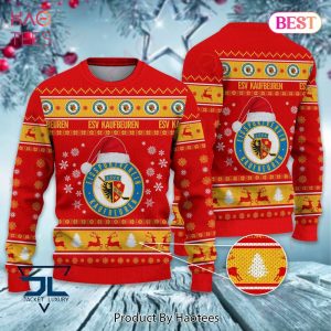 HOT ESV Kaufbeuren Red Mix Gold Christmas Luxury Brand Sweater Limited Edition