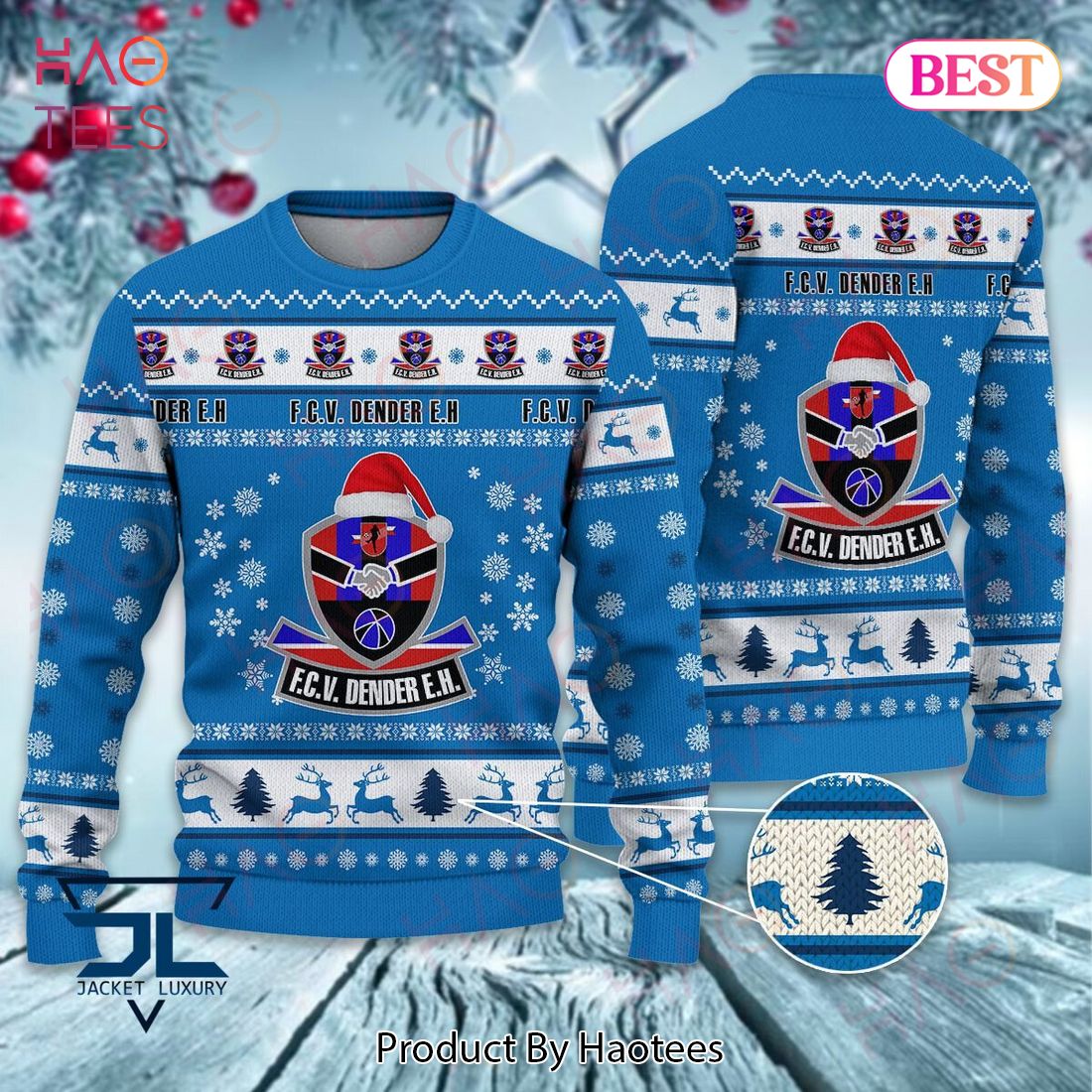 HOT F.C.V. Dender E.H Christmas Luxury Brand Sweater Limited Edition