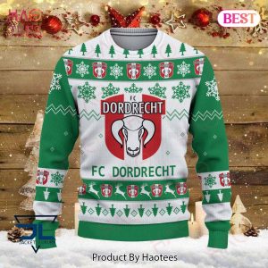 HOT FC Dordrecht Mix Logo Christmas Luxury Brand Sweater Limited Edition